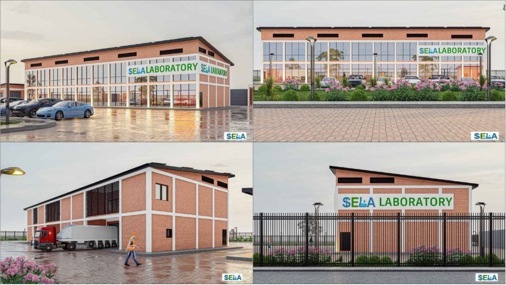 Architectural renderings of SELA’s Advanced Engineering Laboratory Complex, Marshall City, Margibi County, Liberia